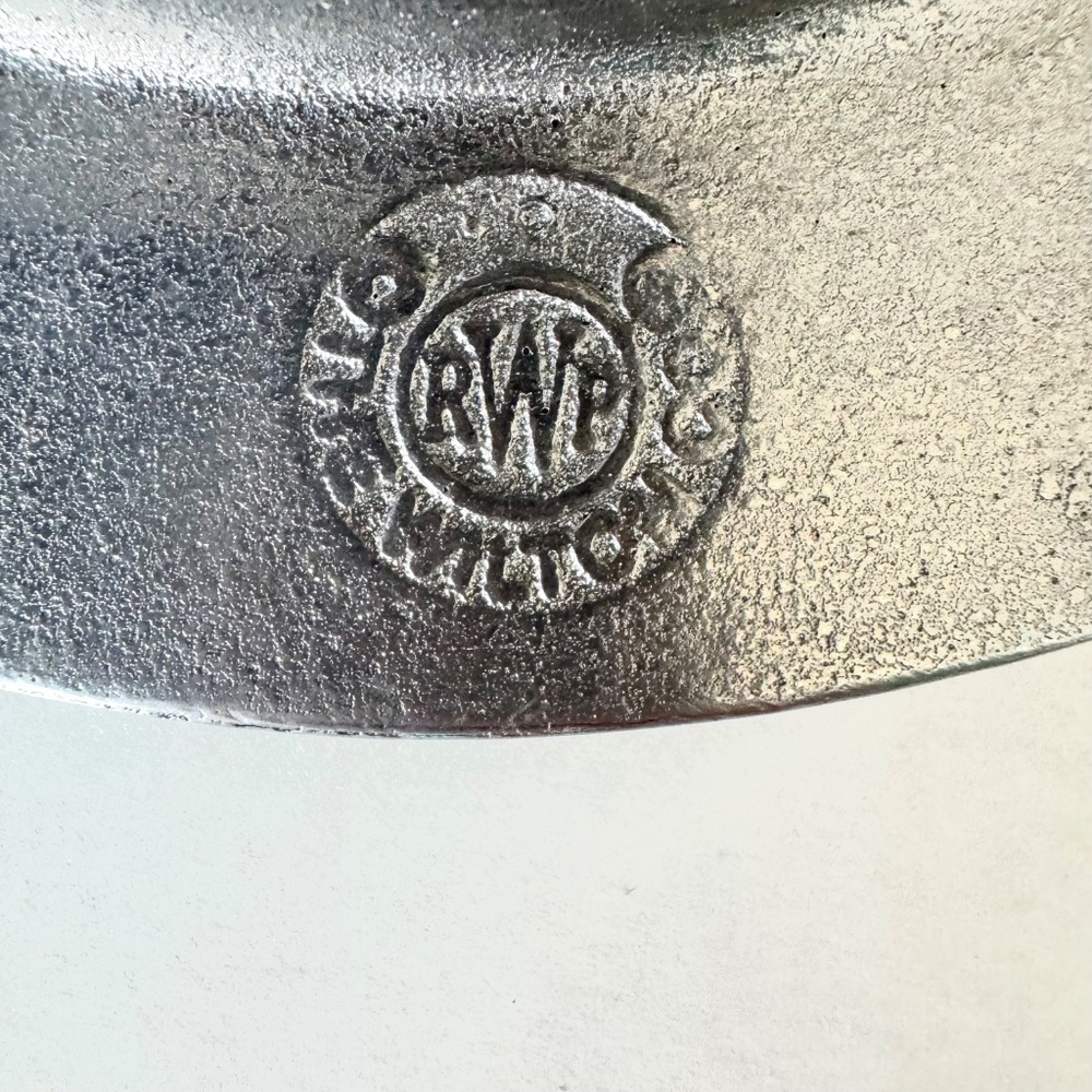 Wilton Wine Bottle Coaster- Armetale Metal - Textured - Woven - Style Rim - Picture 3 of 7